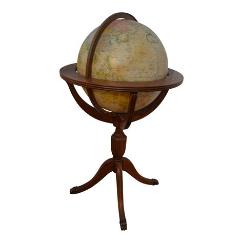 Vintage Replogle Lighted Floor Globe Chairish