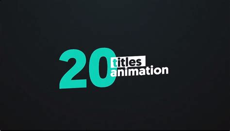 50 Best Premiere Pro Animated Title Templates 2021 Design Shack Images