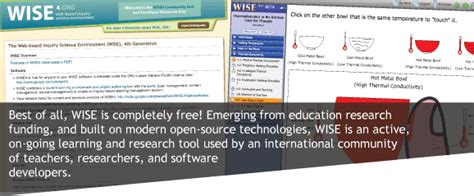 Web-based Inquiry Science Environment (WISE) | Science inquiry, Science websites, Science classroom