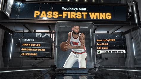 New Rare Build On Nba 2k20 The Pass First Wing Youtube