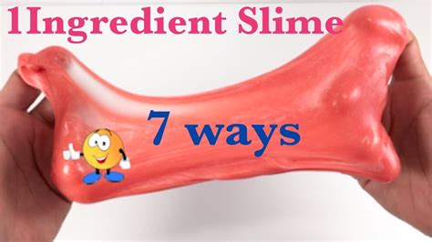 1 Ingredient Slime Compilation Popular No Glue No Borax Slime
