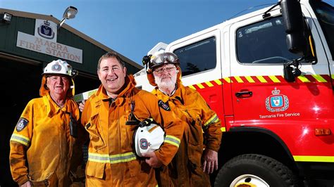 Tasmania Fire Service Crews Are On Standby As The States Temperature