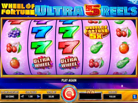 Wheel Of Fortune Ultra 5 Reels Slot Machine Play Free Slots By Igt
