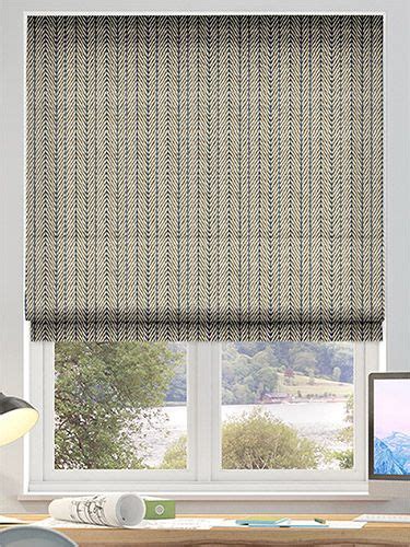 Harris Linen Herringbone Roman Blind From Blinds 2go Roman Blinds