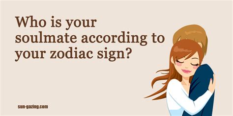 Overall, our zodiac signs offer us some very powerful information, but it's up to us to deduce and make sense of it all. Find Out Who Your Actual Soulmate Is, Based On Your Zodiac ...