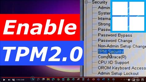 How To Enable Tpm 2 0 In Pclaptop Bios Easily Tpm 2 0 Windows 11 Vrogue
