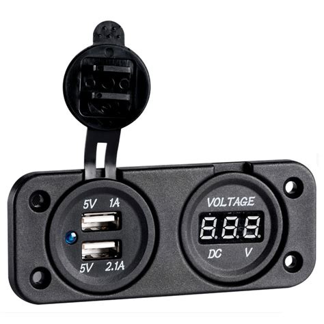 Digital Voltmeter And Dual Usb Port 48a Pirates Cave Chandlery