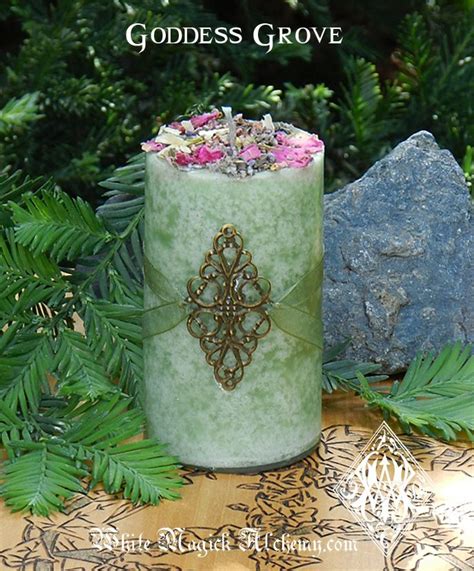 Goddess Grove Herbal Alchemy Candles Divine Guidance Candles