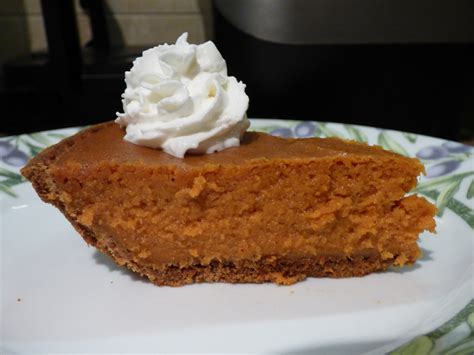 Eggless Pumpkin Pie With Graham Cracker Crust Cooking With Tiffany