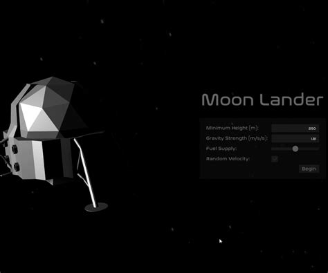 Moon Lander By Jamiemair