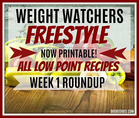 low point weight watchers freestyle recipes printable
