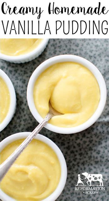 Directions in a medium saucepan, combine sugar, cornstarch, and salt. Creamy Homemade Vanilla Pudding Recipe Recipes - Home ...
