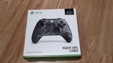 Xbox One Night Ops Camo Controller Unboxing Youtube
