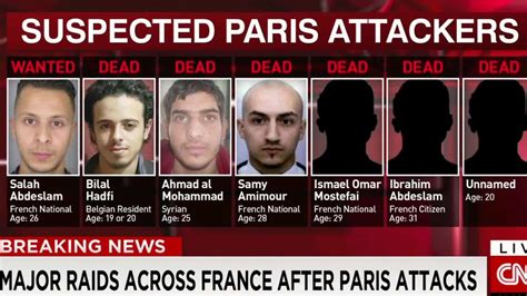 Paris Attack Suspects Still At Large Cnn Video