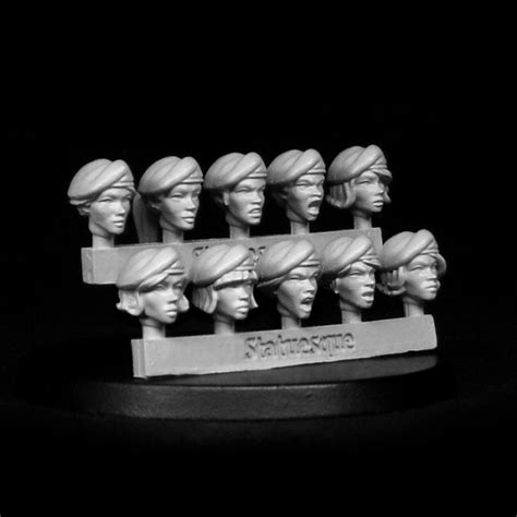 Heroic Scale Female Heads Large