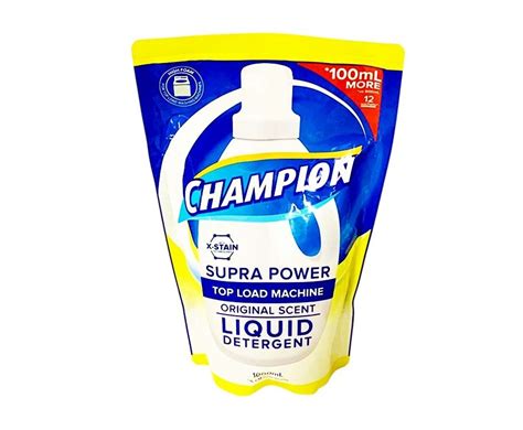 Champion Supra Power Top Load Machine Original Scent Liquid Detergent