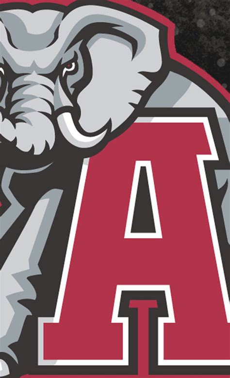Alabama Al Crimson Tide Elephant A Logo Roll Tide Wall Art Etsy