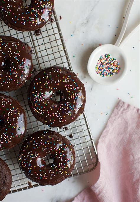 Baked Double Chocolate Cake Doughnuts A Cozy Kitchen Bloglovin’
