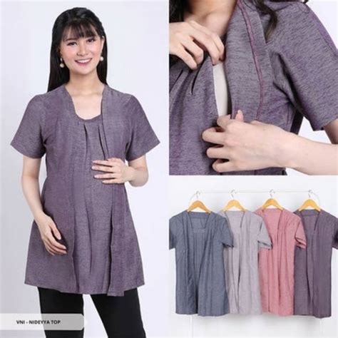 Komplain barang silakan via chat. Baju hamil/baju hamil menyusui /baju hamil lengan pendek | Shopee Indonesia