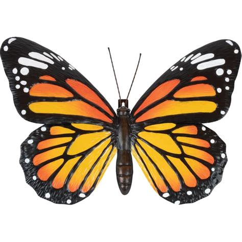 Fusion Metal Monarch Butterfly Wall Ornament Home Hardware