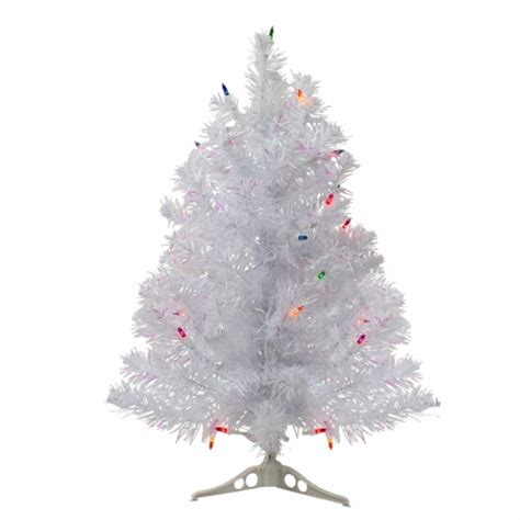 Northlight 2 Pre Lit Medium White Iridescent Pine Artificial Christmas