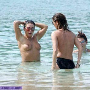 Sexy Fat Jessie Wallace Topless In The Caribbean