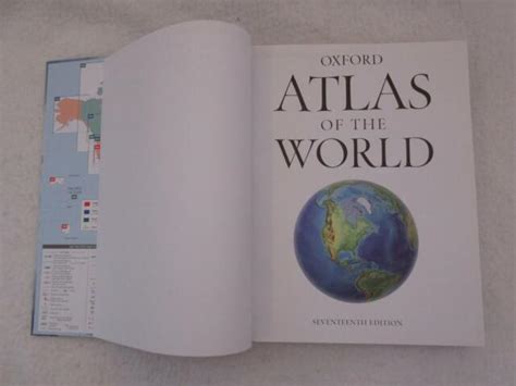 Oxford Atlas Of The World 17th Edition Hardcover 2010 Ebay