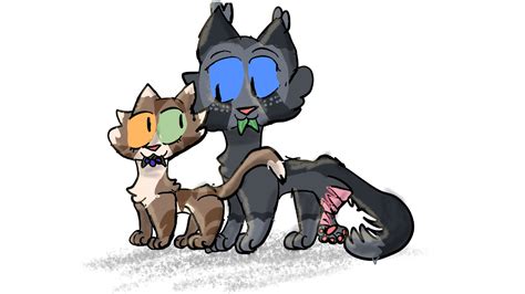 Cinderpelt And Leafpaw Warrior Cats
