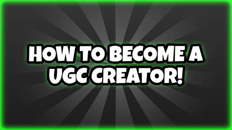 How To Become A Ugc Creator In 2021 Youtube
