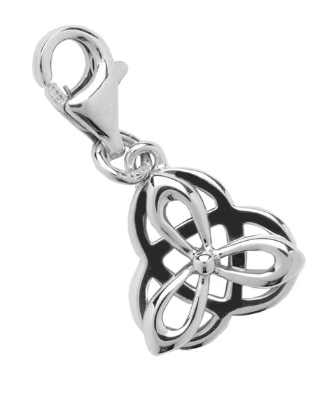 Double Trinity Knot Charm Irish Jewelry Trinity Knot Jewelry