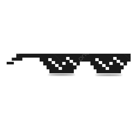 Png Vektor Hitam Kacamata Hitam Modern Emoji Kacamata Hitam Nada
