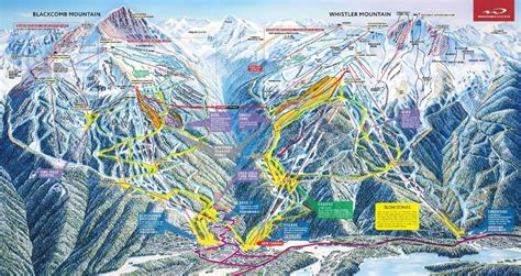 Whistler Blackcomb Piste Map J Ski
