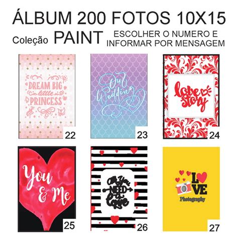 Album De Fotografias Para 200 Fotos 10x15 Personalizado L4 Elo7