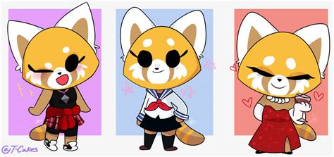 Another Retsuko Outfits Aggretsuko By T Whiskers On Deviantart