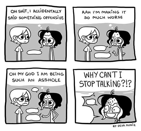 Brutally Honest I Need To Stop Talking Tapas Image 1 Comics Comedy Comics Life Comics