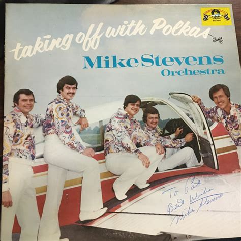 Mike Stevens Orchestra Taking Off With Polkas Vinyl Lp Album