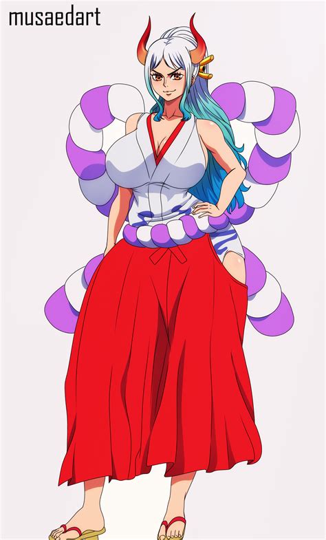 Musaed Art Yamato One Piece One Piece Absurdres Highres 1girl