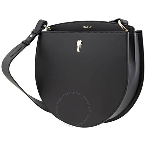 Bally Cecyle Small Leather Crossbody Bag Black 6226872 Handbags