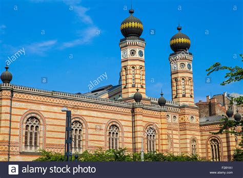 The Magnificent Dohany Street Synagogue In Budapest Hungary Stock