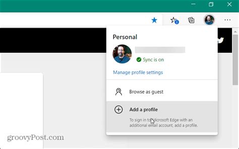 How To Add A Second User Profile To Microsoft Edge