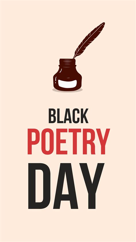 Black Poetry Day Iphone Background In Psd Illustrator Pdf Svg  Eps Png Download