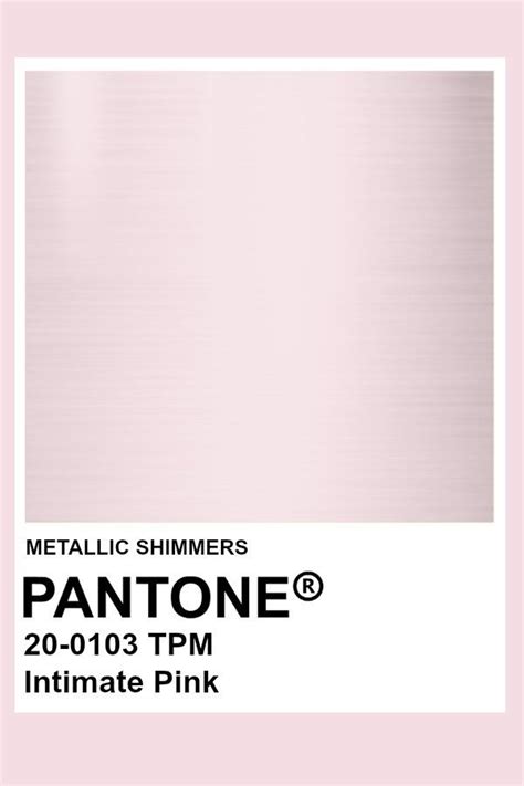 Intimate Pink Metallic Pantone Color Pantone Pink Pantone Colour