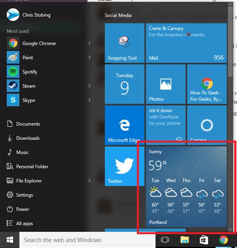How To Configure The Windows 10 Weather App