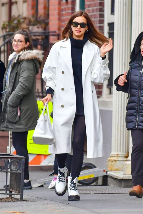 Irina Shayk Clicked Outside While Shopping With Her Mother In New York