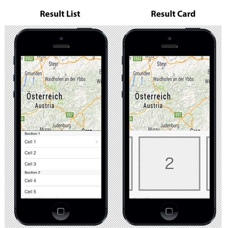 interface - Card results or list results for mobile web app - User Experience Stack Exchange
