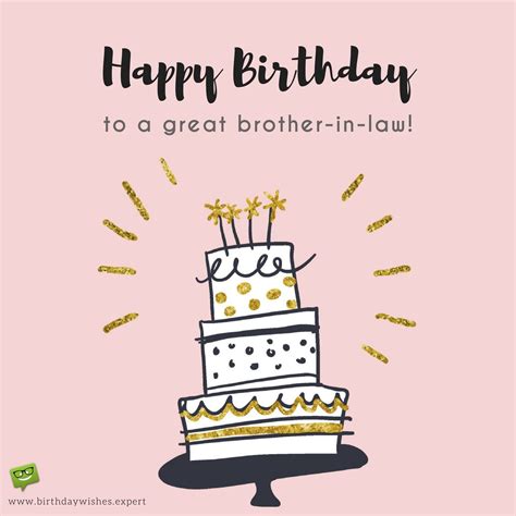Brothers in law (film), a 1957 film adaptation. Birthday Wishes for your Brother-in-Law