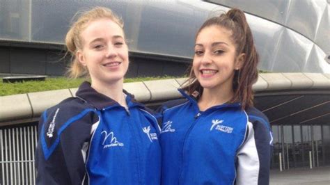 Glasgow 2014 Gymnastics Duo In Commonwealth Games Leap Bbc Sport