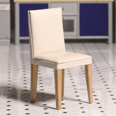 53 results for cream leather dining chairs. The Dolls House Emporium Cream Leather Dining Chair