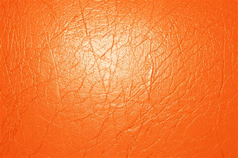 🔥 Free Download Bright Orange Leather Texture Picture Free Photograph