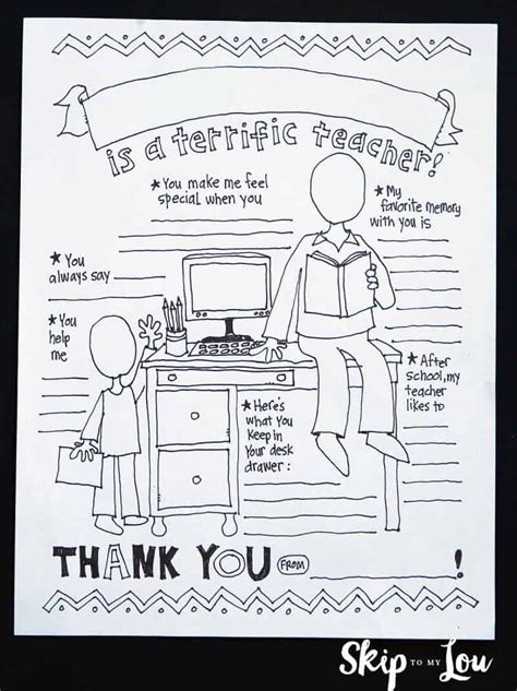 Vicious cycle of wavering feelings. My Teacher Coloring Page Teacher Appreciation Gift
